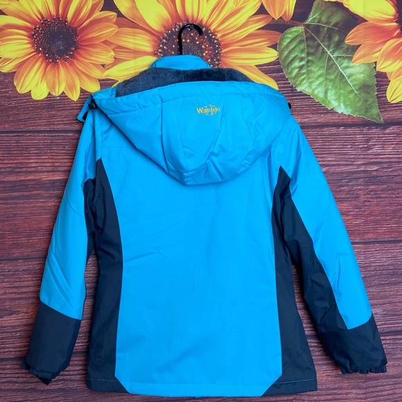 🎉ON SALE🎉⚡️Wantdo Womens Waterproof Winter Warm Coat/ Hood Rain Coat Fleeced⚡️ - Picture 2 of 6